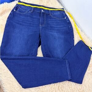 Judy Blue 16W Skinny Fit Dark Wash Stretch Jeans Mid Rise Plus Size